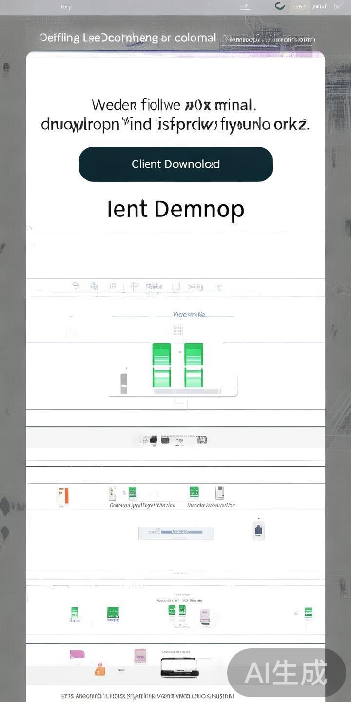 在官网首页，通常会显示“客户端下载”或“软件下载”